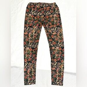 LuLaRoe Floral Patterned Leggings Women’s One Size